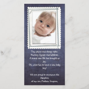 adoptiemeetkaart aankondiging