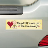 adoptiepieter bumpersticker (Op auto)