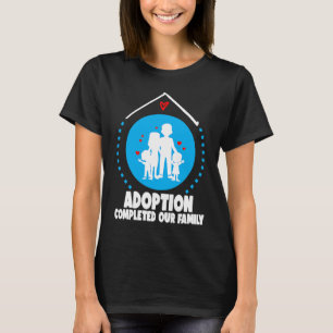 Adoptiesymbool idee voor het adopteren van kindere t-shirt