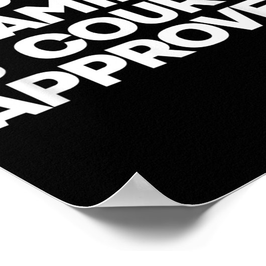 Adoption Announcement Day Family Approved Poster (Hoek)