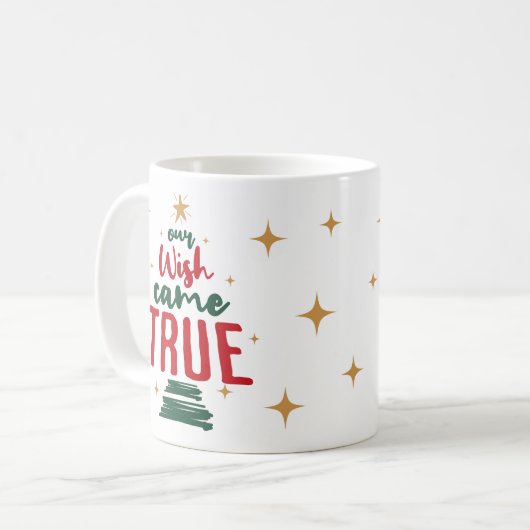 Adoption Celebration Cadeau de Noël Mug (Devant gauche)