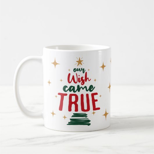 Adoption Celebration Gift Vakantie Kerstmis Mok (Links)