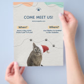 Adoption d'animaux, Tract de dons pour refuge anim (main)