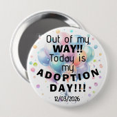 Adoption Day Button (Voorkant /achterkant)