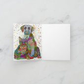 Adoption de chiens et de chats et carte de voeux S (Intérieur)