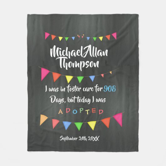 Adoption de couverture faite sur commande (Devant)