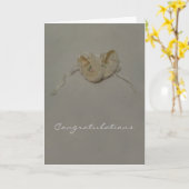 Adoption Félicitations Carte de voeux (Fleur jaune)