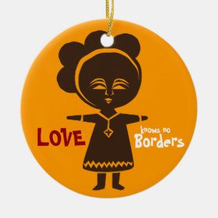 Adoption Love Girl Ornament