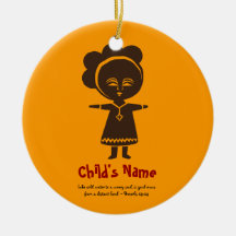 Adoption Love Girl Photo Ornament