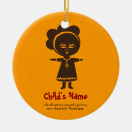 Adoption Love Girl Photo Ornament