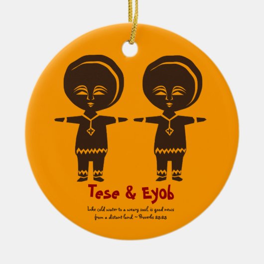 Adoption Love Siblings Photo Ornament (Voorkant)
