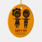 Adoption Love Siblings Photo Ornament (Rechts)