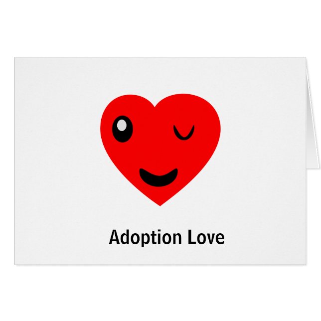 Adoption Love wink (Voorkant Horizontaal)
