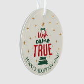 Adoption "Notre souhait est devenu réalité" Noël (devant)