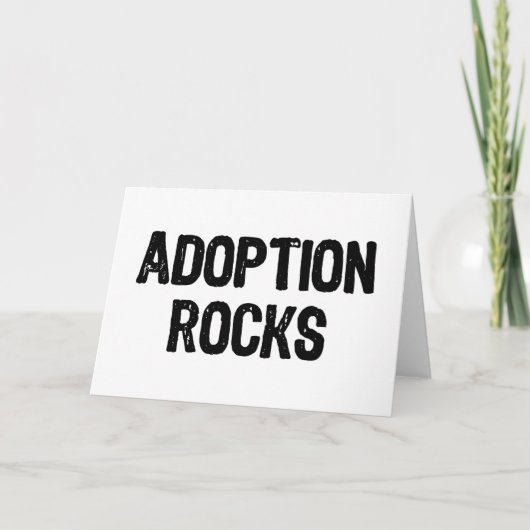 Adoption Rocks Kaart (Voorkant)