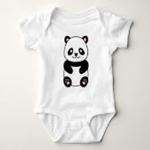 ADORABELE PANDA BEER (VOOR- EN ACHTERKANT) ROMPER (Voorkant)