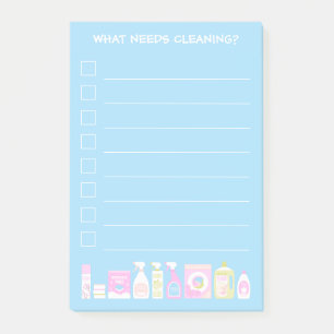 Adorabele Post-Its Voor Schoonmaak Takenlijst Post-it® Notes