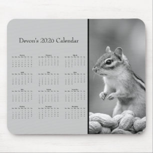 AdorablChipmunk: Pas de volledige kalender van 202 Muismat
