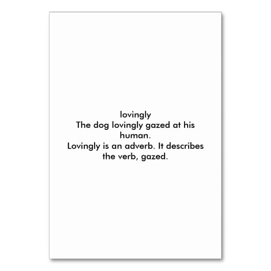 Adorable, adverb, thème chien lecture cartes de po (Dos)