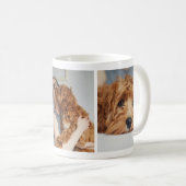 Adorable Amoureux des chiens Photo Collage Mug (Devant droit)