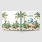 Adorable Aquarelle Dinosaur Baby Boy livre d'hôte (Complet)