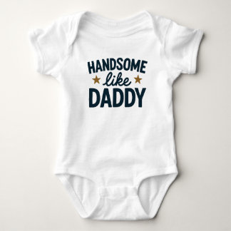 Adorable baby body met vadershumor romper