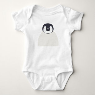 Adorable baby jersey romper met een leuk pen ontwe