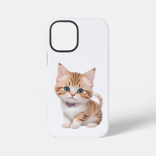Adorable Baby Kitten Design iPhone 12 Mini Hoesje