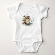 Adorable Baby Muis Cute Dier Baby Bodysuit