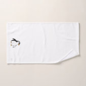 Adorable Baby Penguin Subtle Winter Art Bath Set (Serviette à main)