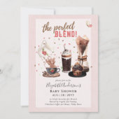 Adorable Baby shower de café Brunch Invitation (Devant)