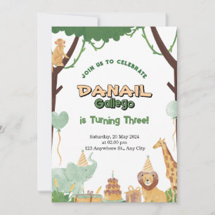 Adorable Baby Shower Invitations avec mignonne ani
