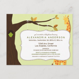 Adorable Baby Tree Baby shower Invitation (menthe)