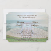 Adorable Beach Wedding Invitation (Devant)