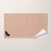 adorable bébé rose (Serviette à main)