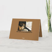 Adorable berger allemand Carte Saint-Valentin (Dos)