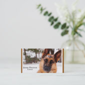 Adorable berger allemand Cartes de visite (Debout devant)