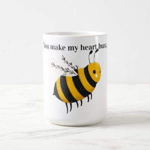 🐝 Adorable Bijenmok voor Zoete Momenten ☕💛 Koffiemok