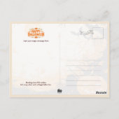 Adorable Black Cat with Jack-o’-lantern Briefkaart (Achterkant)