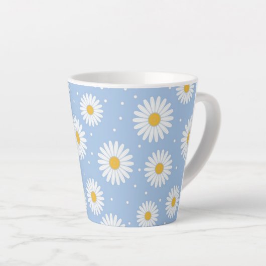 Adorable Bleu Bleu Bleu Flatte Mug ! (Angle droit)