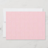 Adorable Bunny Girls Baby shower Invitation (Dos)