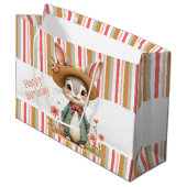 Adorable Bunny sac d'anniversaire (Devant Angle)