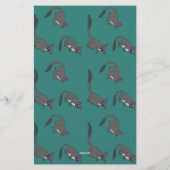 Adorable Bushbabies Illustration Briefpapier (Achterkant)