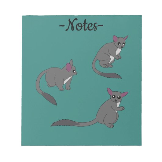 Adorable Bushbabies Illustration Notitieblok (Voorkant)