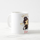 Adorable cadeau de la Mug de maman à bee (Devant gauche)