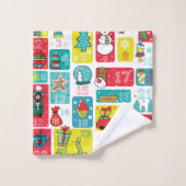 Adorable Calendrier des Avent Noël (Gant de toilette)