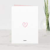 Adorable Cat&Cake Invitation Anniversaire (Dos)