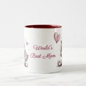 Adorable Cats Illustrations Mug (Centre)