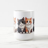 "Adorable Cats Mug –The Purrfect Sip for Cat Love" (Centre)