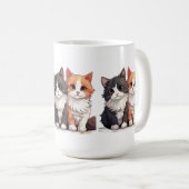 "Adorable Cats Mug –The Purrfect Sip for Cat Love" (Devant droit)